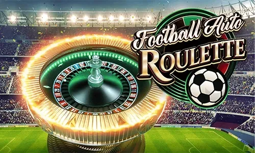 Roulette table with chips and ball